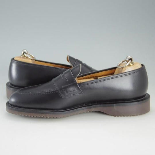 新品★ロイドフットウェア SIZE 5.5【貴重★(英)ホワイト社製/コインローファー】カーフ/黒/メンズ/Lloyd Footwear★f240