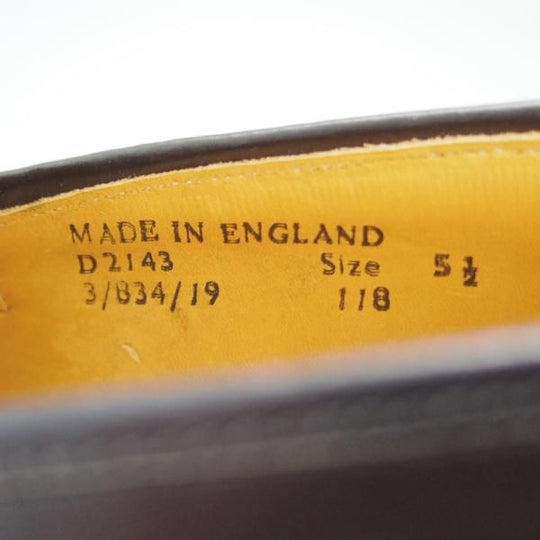 新品★ロイドフットウェア SIZE 5.5【貴重★(英)ホワイト社製/コインローファー】カーフ/黒/メンズ/Lloyd Footwear★f240