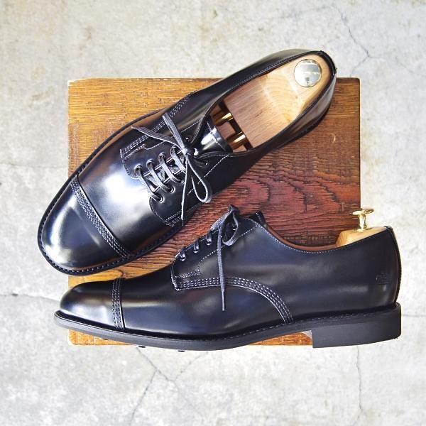 新品★(英)SANDERS/サンダース UK8.5【定価￥50,600-★ミリタリーコレクション/Military Derby Shoe/1128B】ストレートチップ/黒★f241