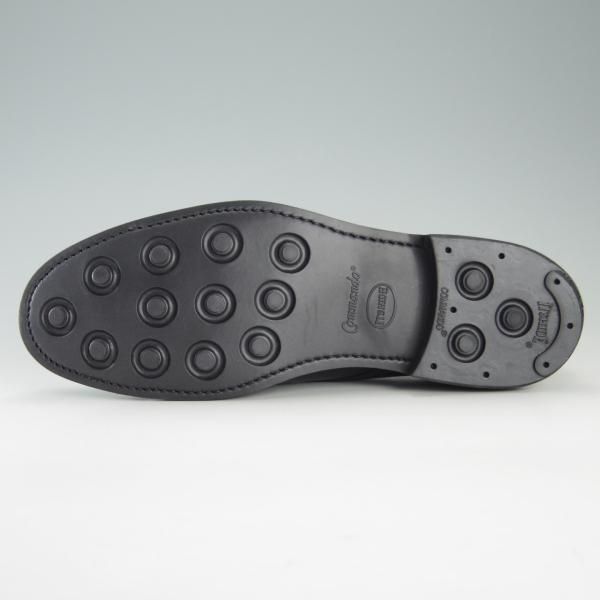 新品★(英)SANDERS/サンダース UK8.5【定価￥50,600-★ミリタリーコレクション/Military Derby Shoe/1128B】ストレートチップ/黒★f241