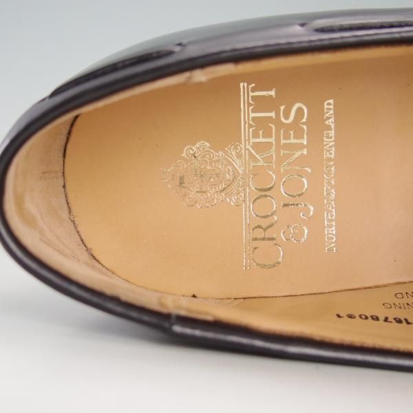 ほぼ未使用★クロケット&ジョーンズ 5E【定価￥86,900-★CAVENDISH 3/キャベンディッシュ3】タッセルローファー/黒/Crockett&Jones★f242