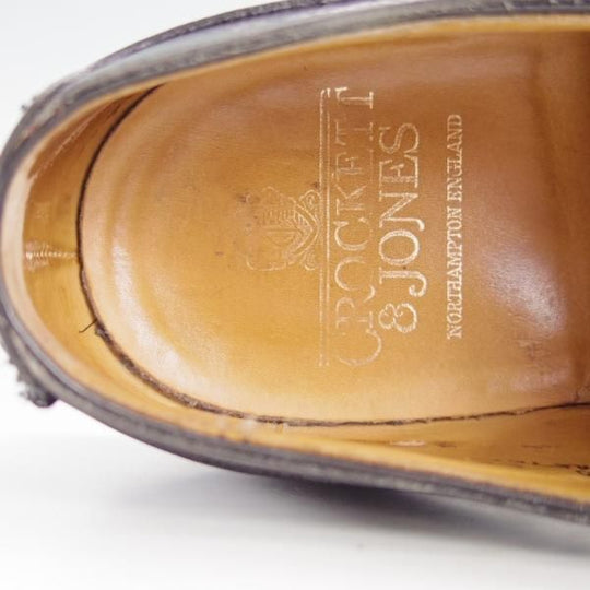 極上★クロケット&ジョーンズ 6E【定価￥88,000-★モールトン/MORETON】リッジウェイソール/292ラスト/カーフ/黒/Crockett&Jones★f243