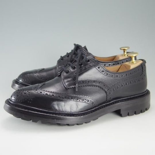 極上★トリッカーズ SIZE 6【定価￥84,700-★BOURTON/バートン/5633】コマンドソール仕様/カントリーシューズ/黒/短靴/Tricker's★f244
