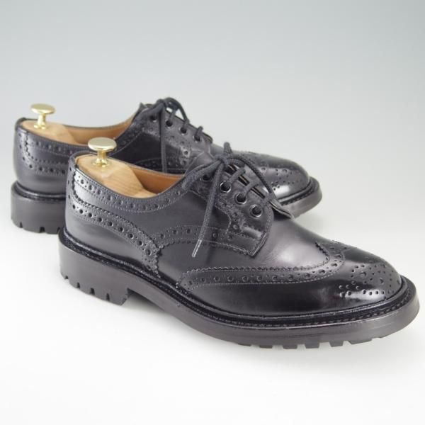 極上★トリッカーズ SIZE 6【定価￥84,700-★BOURTON/バートン/5633】コマンドソール仕様/カントリーシューズ/黒/短靴/Tricker's★f244