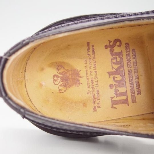 極上★トリッカーズ SIZE 6【定価￥84,700-★BOURTON/バートン/5633】コマンドソール仕様/カントリーシューズ/黒/短靴/Tricker's★f244