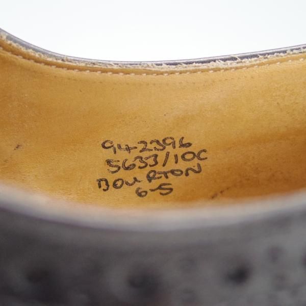 極上★トリッカーズ SIZE 6【定価￥84,700-★BOURTON/バートン/5633】コマンドソール仕様/カントリーシューズ/黒/短靴/Tricker's★f244