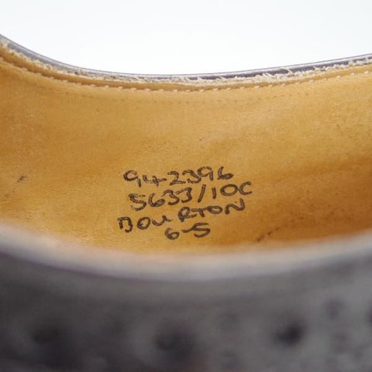極上★トリッカーズ SIZE 6【定価￥84,700-★BOURTON/バートン/5633】コマンドソール仕様/カントリーシューズ/黒/短靴/Tricker's★f244
