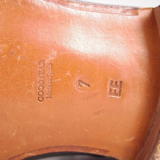 美品★(スペイン製)MEERMIN/メルミン 7EE【貴重★深緑/コードバン仕様/グリーン】10050/プレーントゥ/メンズ★f251