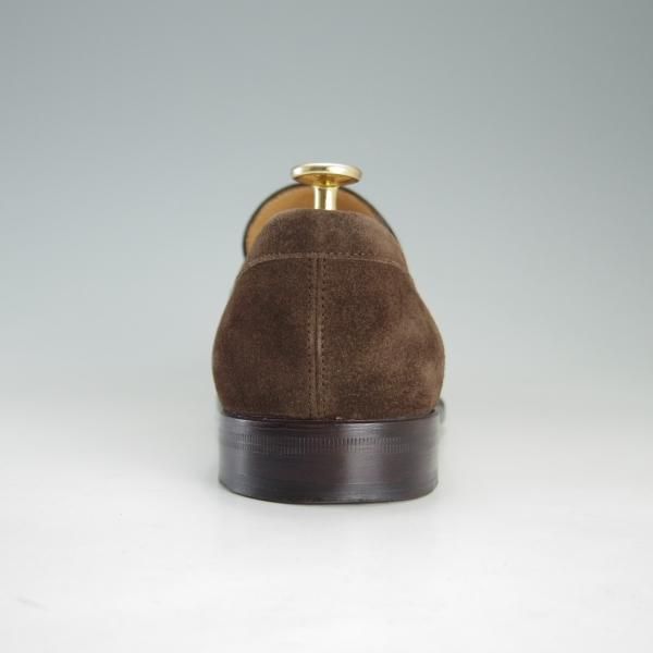 極美品★(英)ダンヒル SIZE 39【グッドイヤーウェルテッド製法★コインローファー/スエード】濃茶/メンズ/dunhill★f253