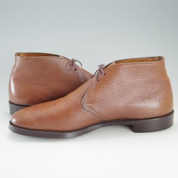 ★チャーチ UK9〜9.5程度【貴重★2都市ロゴ/RANCH OXHIDE/旧チャーチ】81ラスト/チャッカブーツ/茶/Church's★f258