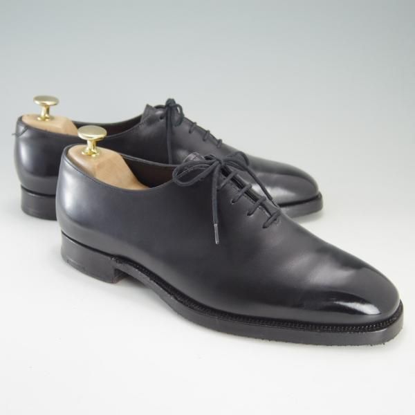 極上★クロケット&ジョーンズ 6.5E【★ロイドフットウェア別注/Lloyd Footwear】ホールカット/カーフ/黒/メンズ/Crockett&Jones★f259