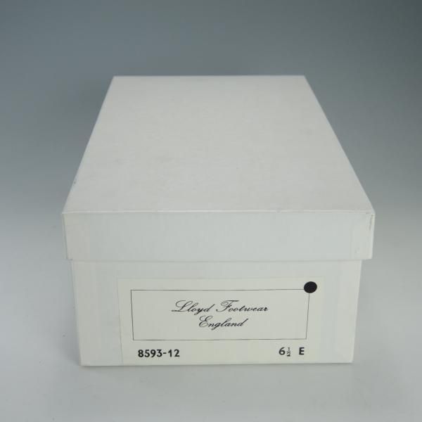 極上★クロケット&ジョーンズ 6.5E【★ロイドフットウェア別注/Lloyd Footwear】ホールカット/カーフ/黒/メンズ/Crockett&Jones★f259