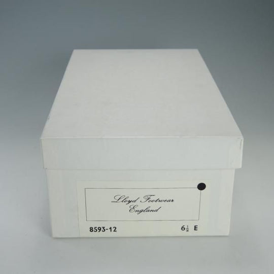 極上★クロケット&ジョーンズ 6.5E【★ロイドフットウェア別注/Lloyd Footwear】ホールカット/カーフ/黒/メンズ/Crockett&Jones★f259