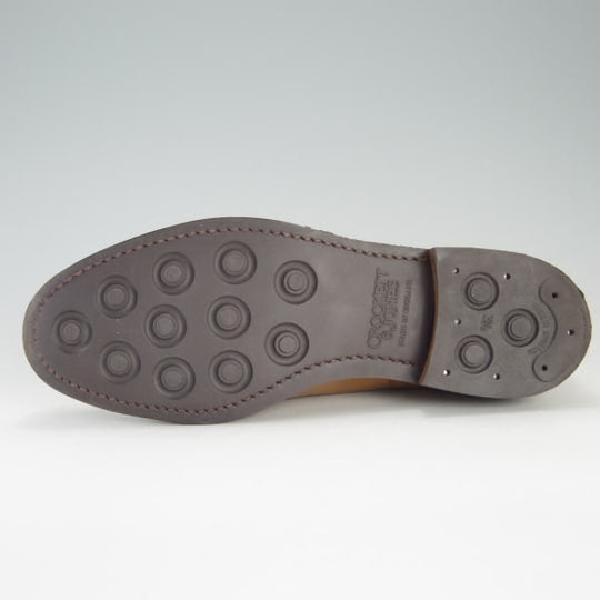 美品★クロケット&ジョーンズ 6.5E【現行定価￥88,000-★モールトン/MORETON/ナチュラル】ダイナイトソール/カーフ/Crockett&Jones★f261