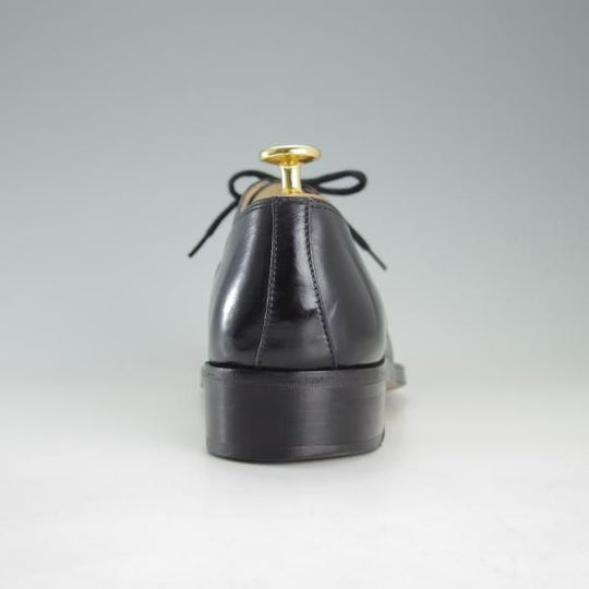 美品★(伊)タニノクリスチー SIZE 7【貴重★グッドイヤーウェルテッド製法/ストレートチップ】121006/カーフ/黒/TANINO CRISCI★f263