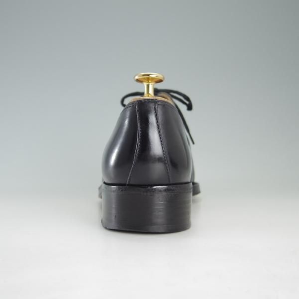 美品★(伊)タニノクリスチー SIZE 7【貴重★グッドイヤーウェルテッド製法/ストレートチップ】121006/カーフ/黒/TANINO CRISCI★f263