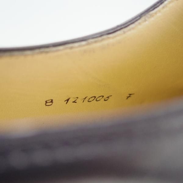 美品★(伊)タニノクリスチー SIZE 7【貴重★グッドイヤーウェルテッド製法/ストレートチップ】121006/カーフ/黒/TANINO CRISCI★f263