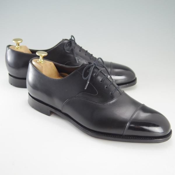 極美品★エドワードグリーン 8.5E【現行定価￥174,900-★チェルシー/CHELSEA/202ラスト】ストレートチップ/カーフ/黒/EDWARD GREEN★f264