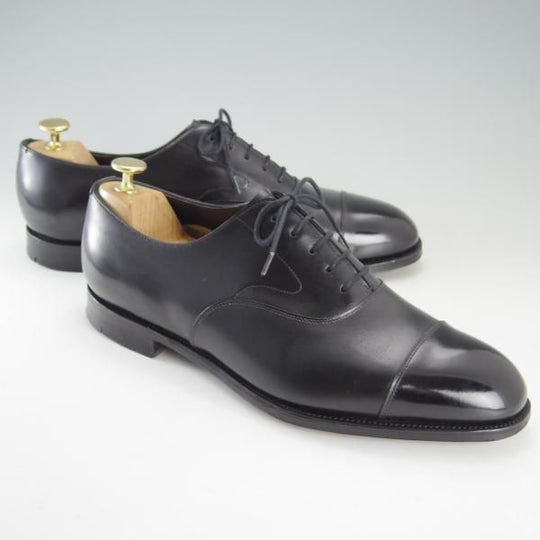 極美品★エドワードグリーン 8.5E【現行定価￥174,900-★チェルシー/CHELSEA/202ラスト】ストレートチップ/カーフ/黒/EDWARD GREEN★f264
