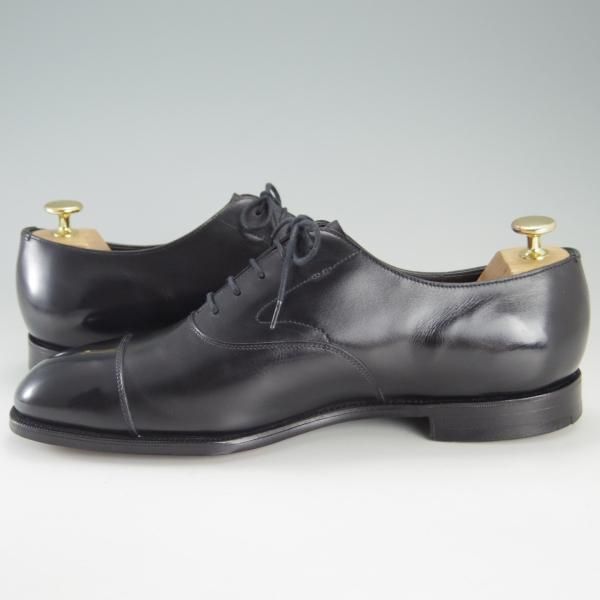 極美品★エドワードグリーン 8.5E【現行定価￥174,900-★チェルシー/CHELSEA/202ラスト】ストレートチップ/カーフ/黒/EDWARD GREEN★f264