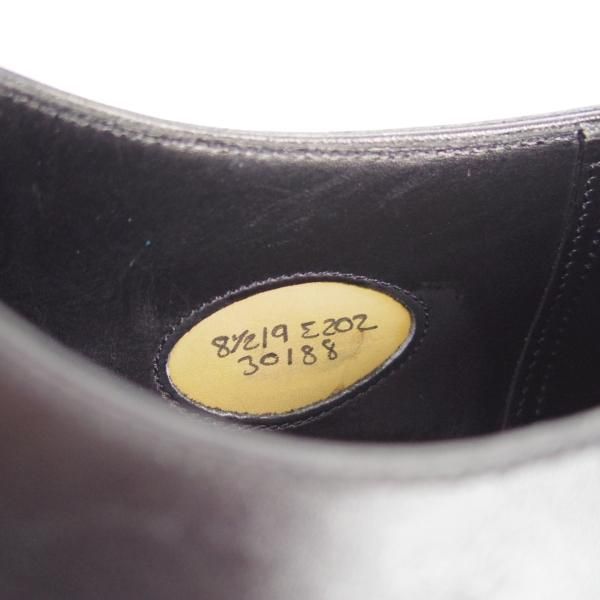 極美品★エドワードグリーン 8.5E【現行定価￥174,900-★チェルシー/CHELSEA/202ラスト】ストレートチップ/カーフ/黒/EDWARD GREEN★f264
