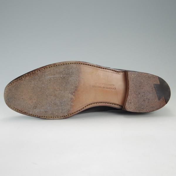 美品★クロケット&ジョーンズ 6.5E【貴重80's★シェットランドフォックス別注/Shetland Fox】サイドエラスティック/Crockett&Jones★f265