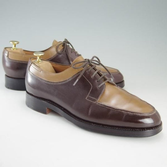 極上★ジョンロブ 8E【貴重★ビンテージ年代の初期BARROS/バロス】292ラスト/Uチップ/カーフ/薄茶×濃茶/JOHN LOBB★f266