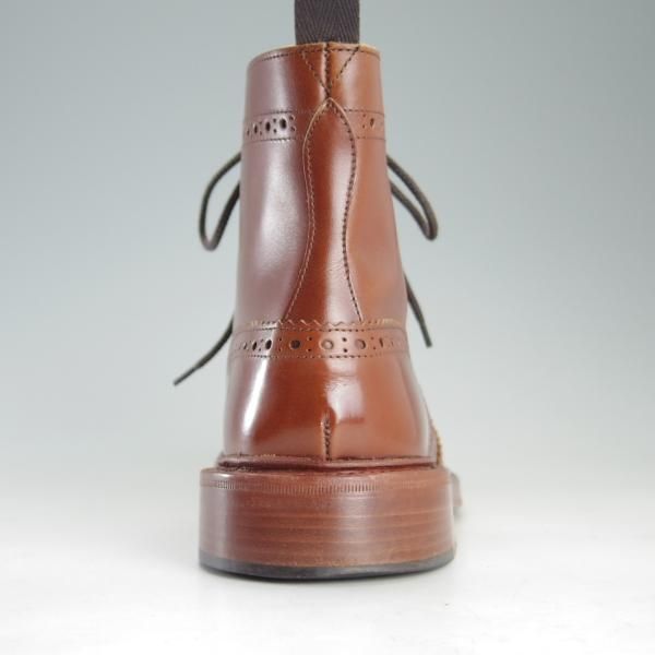 美品★トリッカーズ SIZE 8【定価￥88,000-★STOW/ストウ/5634】カントリーブーツ/マロンアンティーク/カーフ/茶/メンズ/Tricker's★f267