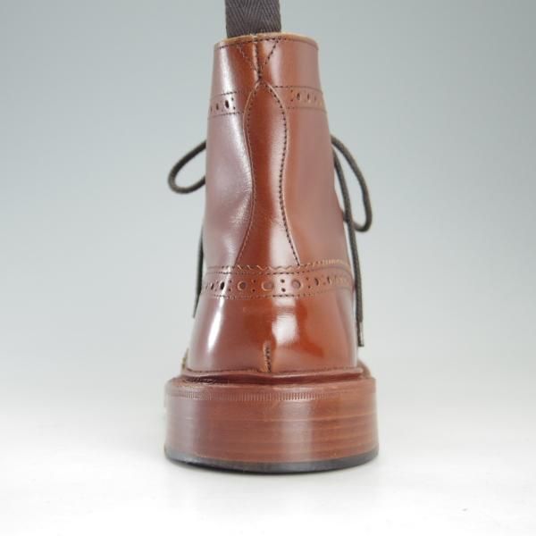 美品★トリッカーズ SIZE 8【定価￥88,000-★STOW/ストウ/5634】カントリーブーツ/マロンアンティーク/カーフ/茶/メンズ/Tricker's★f267
