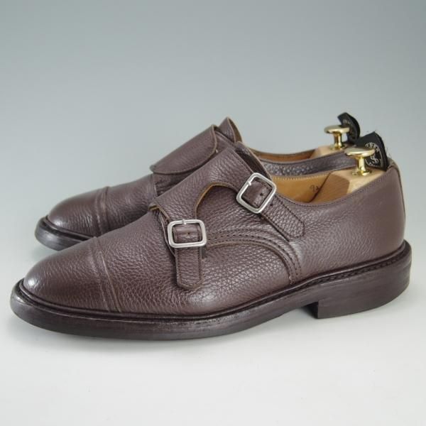 ★トリッカーズ SIZE 7.5【ダイナイトソール仕様★(米)TODD SNYDER別注/トッドスナイダー】M7634/ダブルモンク/濃茶/Tricker's★f268