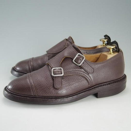 ★トリッカーズ SIZE 7.5【ダイナイトソール仕様★(米)TODD SNYDER別注/トッドスナイダー】M7634/ダブルモンク/濃茶/Tricker's★f268