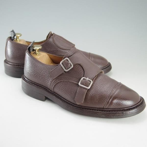 ★トリッカーズ SIZE 7.5【ダイナイトソール仕様★(米)TODD SNYDER別注/トッドスナイダー】M7634/ダブルモンク/濃茶/Tricker's★f268