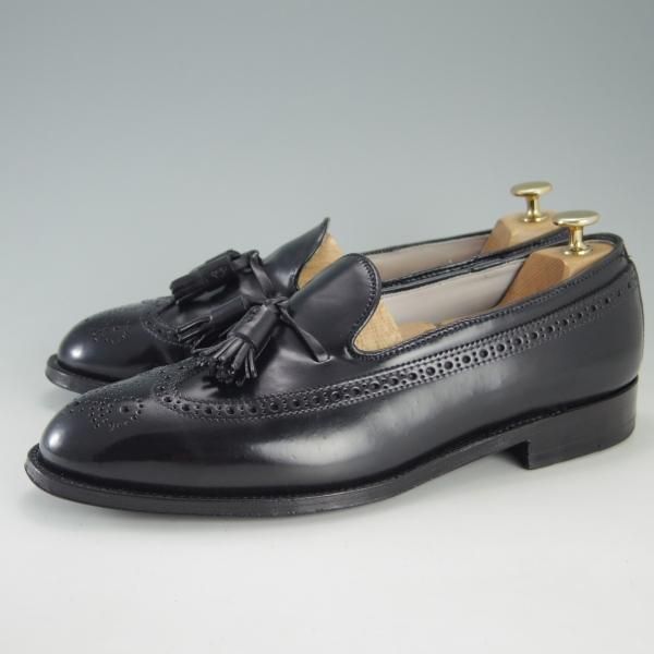 美品★オールデン 9D【定価￥123,200-★コードバン仕様/ユナイテッドアローズ別注】3906/アバディーンラスト/ローファー/黒/ALDEN★f270