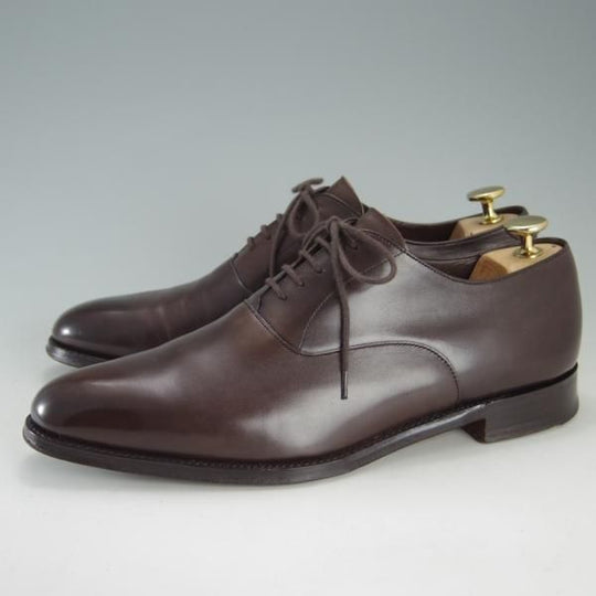 極上★(英)チーニー 6.5F【貴重★ヒドゥンチャネル仕様/PAUL ALT/プレ—ントゥ】11028ラスト/カーフ/濃茶/メンズ/CHEANEY★f271