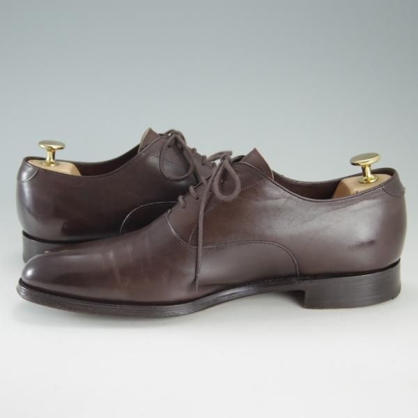 極上★(英)チーニー 6.5F【貴重★ヒドゥンチャネル仕様/PAUL ALT/プレ—ントゥ】11028ラスト/カーフ/濃茶/メンズ/CHEANEY★f271