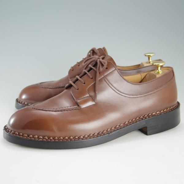 美品★J.M.ウェストン 9.5C【定価￥352,000-★ハントダービー/677/ロシアンカーフ】32ラスト/タン/ドゴール/Weston/ウエストン★f272