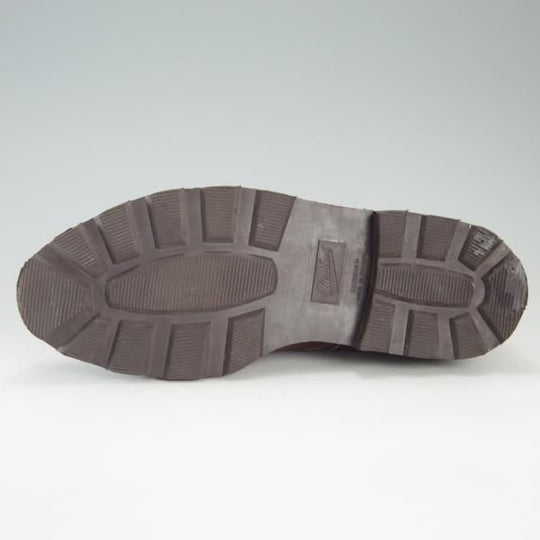 美品★パラブーツ SIZE 6【貴重★旧ロゴ/WILLIAM/ウィリアム】マルシェソール/ダブルモンク/グレインレザー/茶/Paraboot★f274