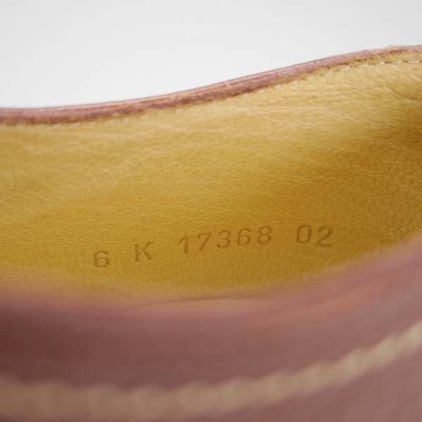 美品★パラブーツ SIZE 6【貴重★旧ロゴ/WILLIAM/ウィリアム】マルシェソール/ダブルモンク/グレインレザー/茶/Paraboot★f274