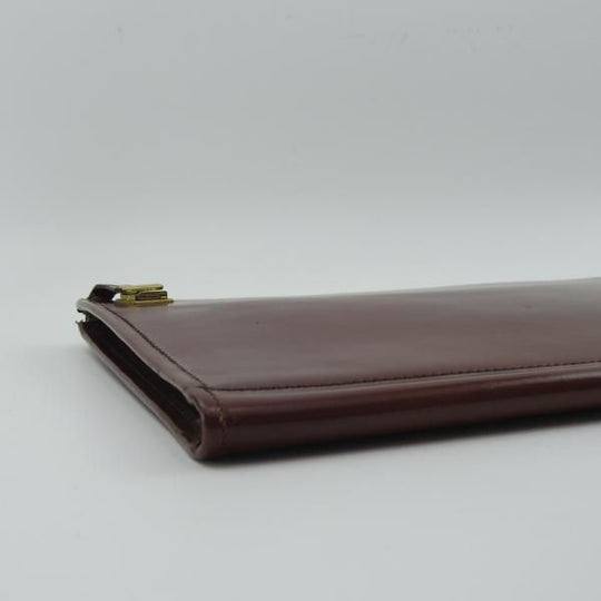 ★(英)パップワース/PAPWORTH【貴重★レザー/クラッチバッグ/ドキュメントケース】メンズ&レディース/ユニセックス/茶/革/鞄★N5622