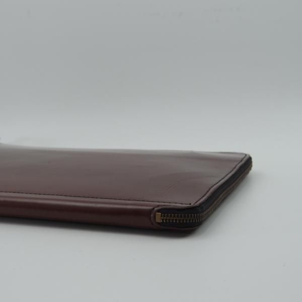★(英)パップワース/PAPWORTH【貴重★レザー/クラッチバッグ/ドキュメントケース】メンズ&レディース/ユニセックス/茶/革/鞄★N5622