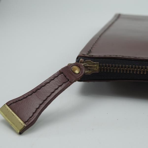 ★(英)パップワース/PAPWORTH【貴重★レザー/クラッチバッグ/ドキュメントケース】メンズ&レディース/ユニセックス/茶/革/鞄★N5622
