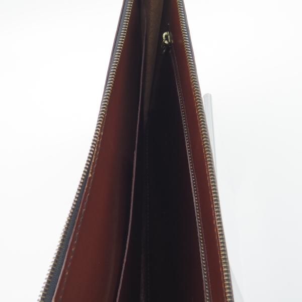 ★(英)パップワース/PAPWORTH【貴重★レザー/クラッチバッグ/ドキュメントケース】メンズ&レディース/ユニセックス/茶/革/鞄★N5622