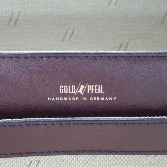★(独)ゴールドファイル/GOLD PFEIL【貴重★ドイツ製/レザー/アタッシュケース】メンズ/ビジネス/バッグ/ブリーフケース/赤茶/革/鞄★N5623