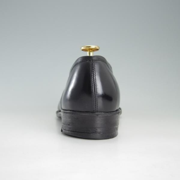 ★(英)ジョージ・クレバリー UK9程度【ビスポーク品★現在の製作費80万円以上/コインローファー】カーフ/黒/メンズ/GEORGE CLEVERLEY★f275