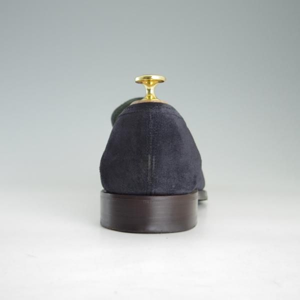 極美品★(英)チーニー 6F【★コインローファー/LEWISHAM】208ラスト/nano universe別注/スエード/紺/ナノユニバース/CHEANEY★f276