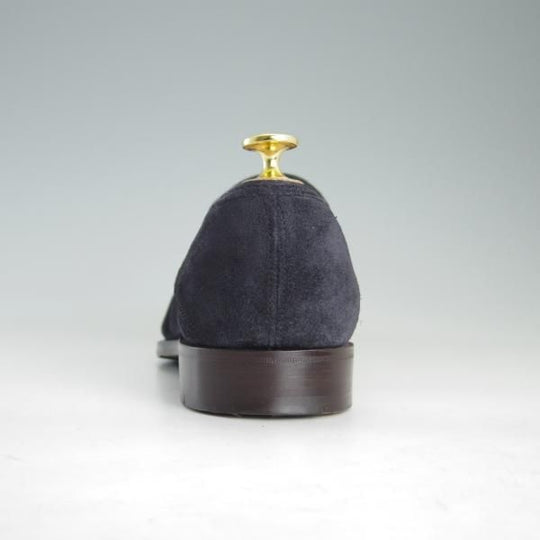 極美品★(英)チーニー 6F【★コインローファー/LEWISHAM】208ラスト/nano universe別注/スエード/紺/ナノユニバース/CHEANEY★f276