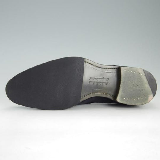 極美品★(英)チーニー 6F【★コインローファー/LEWISHAM】208ラスト/nano universe別注/スエード/紺/ナノユニバース/CHEANEY★f276