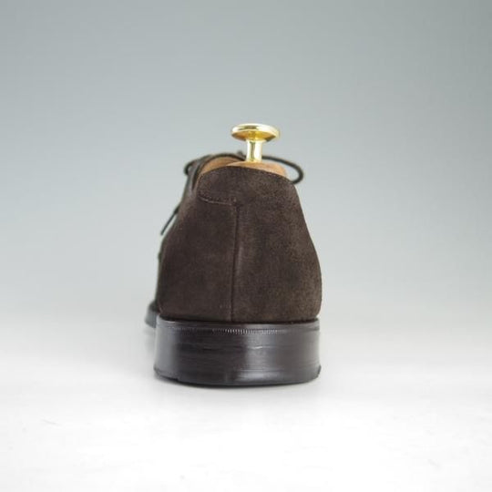 美品★(英)チーニー 8.5F【モデル定価￥78,100-★パンチドキャップトゥ/ASTWELL】1886ラスト/スエード/濃茶/メンズ/CHEANEY★f279