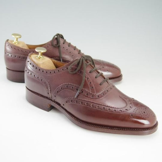 未使用★チャーチ 60F/UK6【旧チャーチ★73ラスト/CHETWYND/チェットウィンド】3都市ロゴ/フルブローグ/カーフ/メンズ/Church's★f281