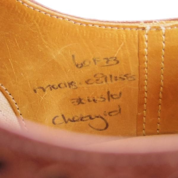 未使用★チャーチ 60F/UK6【旧チャーチ★73ラスト/CHETWYND/チェットウィンド】3都市ロゴ/フルブローグ/カーフ/メンズ/Church's★f281